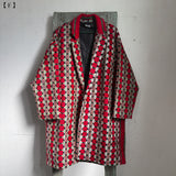 COLLARED COAT: TRUCK SEAT FABRIC