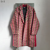 COLLARED COAT: TRUCK SEAT FABRIC