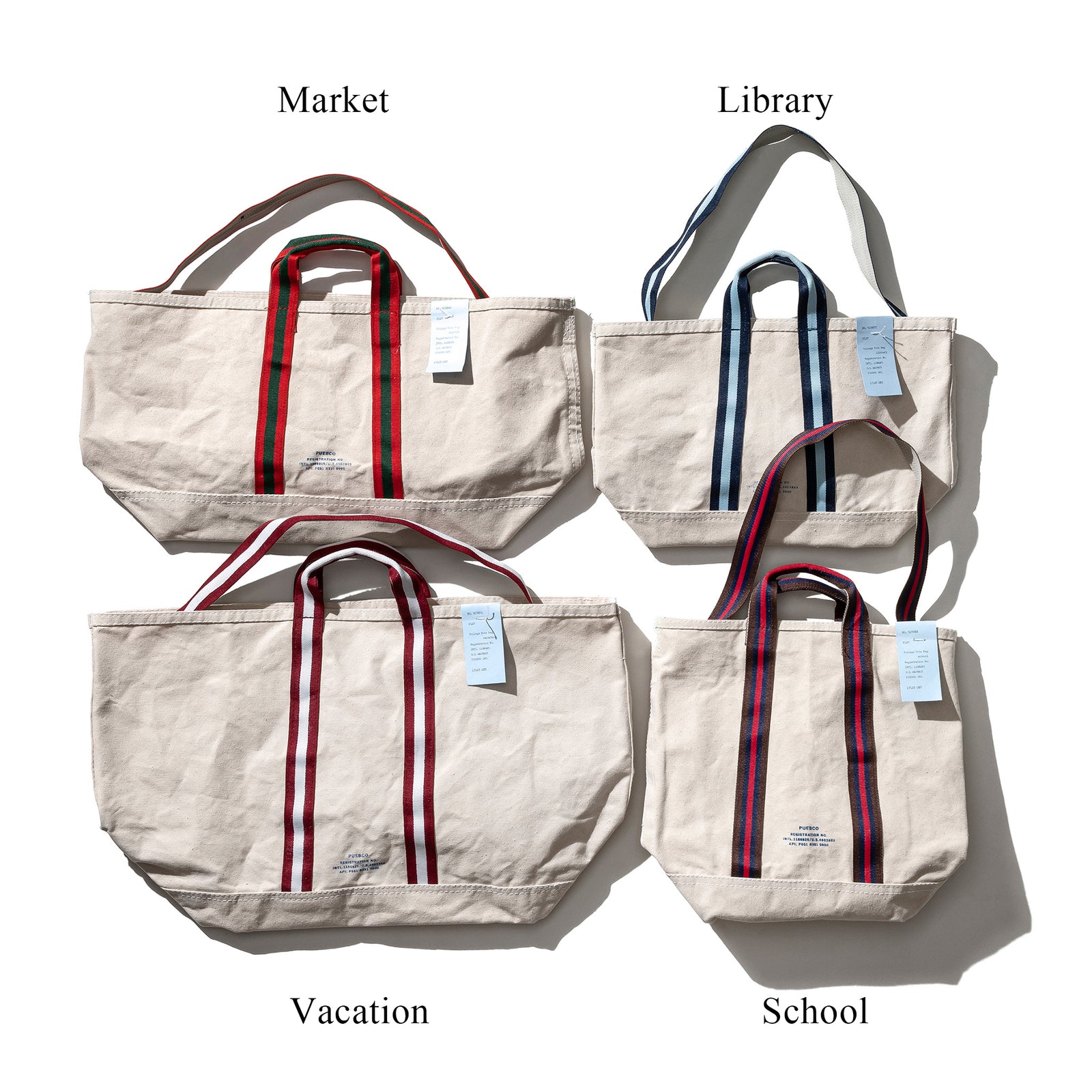 COLLEGE TOTE BAG / Library – PUEBCO ONLINE STORE