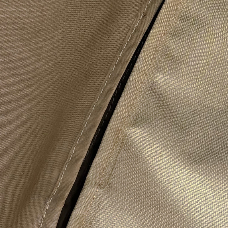 RUBBERIZED FABRIC BAG W/ZIPPER