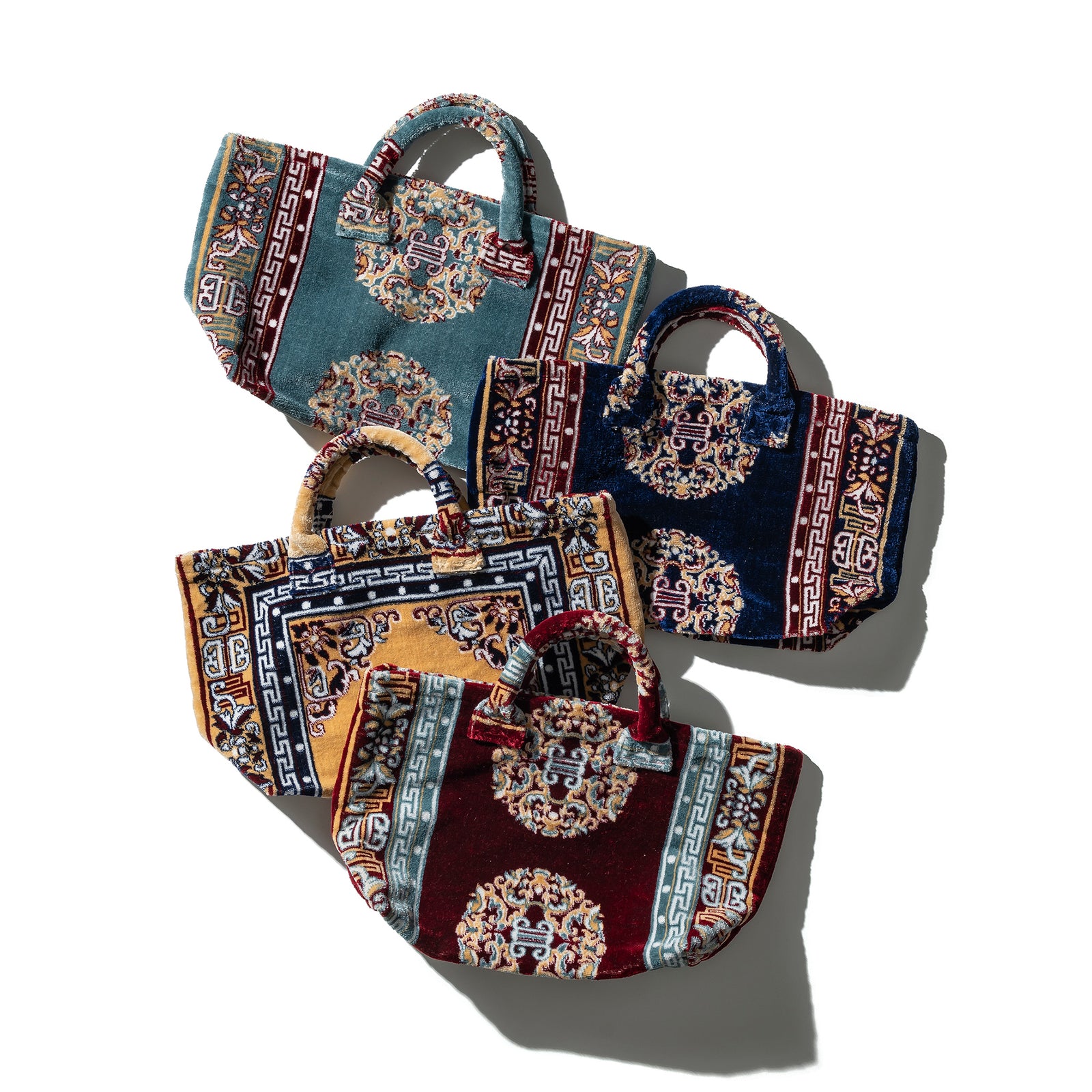 RUG FABRIC BAG / Blue – PUEBCO ONLINE STORE
