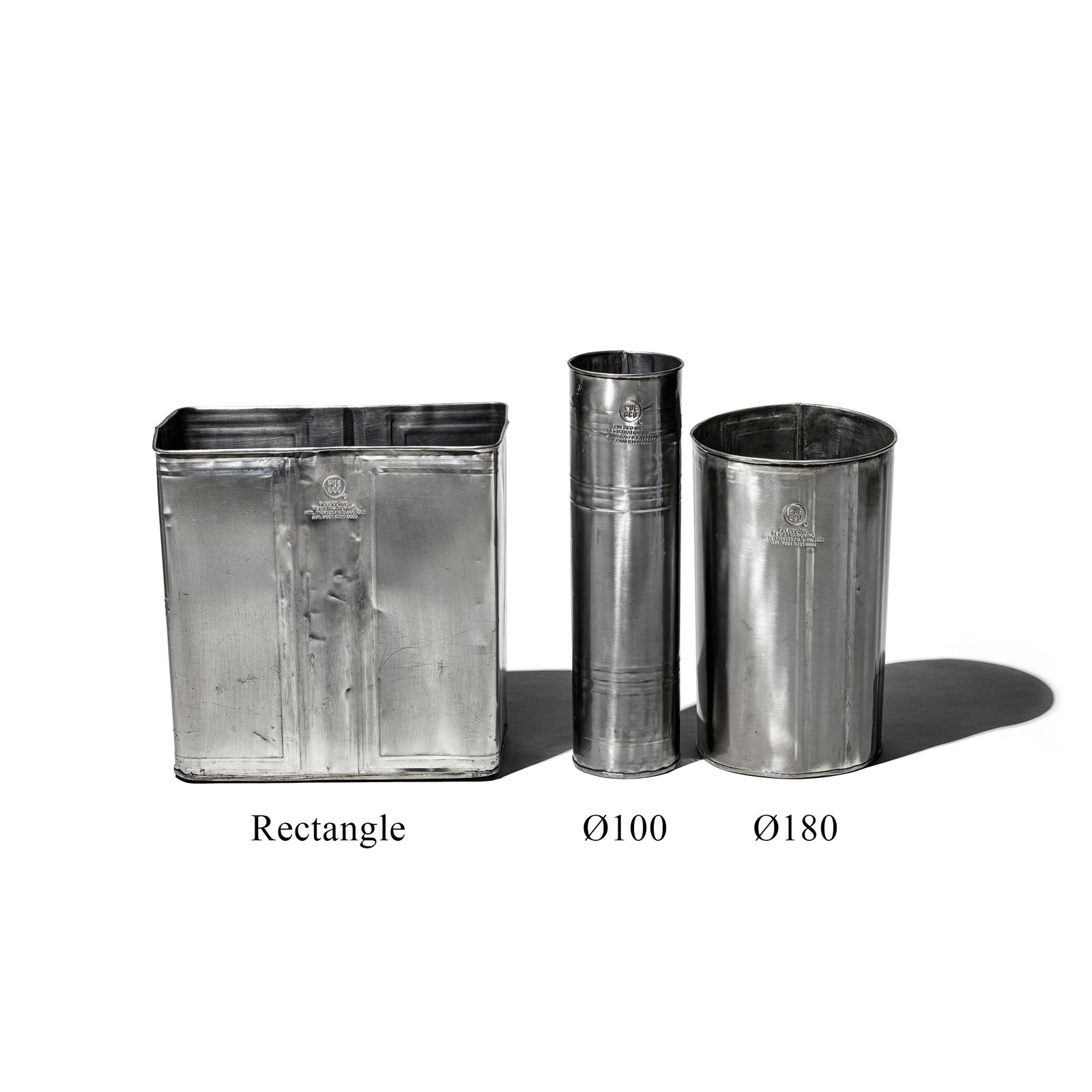 RECYCLE STEEL TRASH CAN / Round ø180 – PUEBCO ONLINE STORE