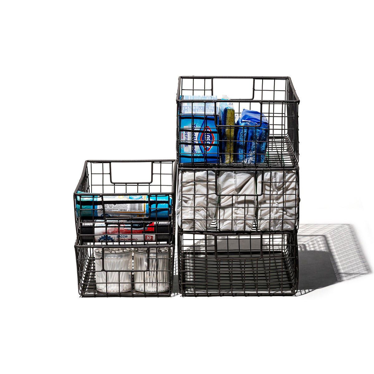 プエブコ　STEEL STORAGE BOX Rectangle 2個set プエブコ STEEL STORAGE BOX Rectangle 2個set
