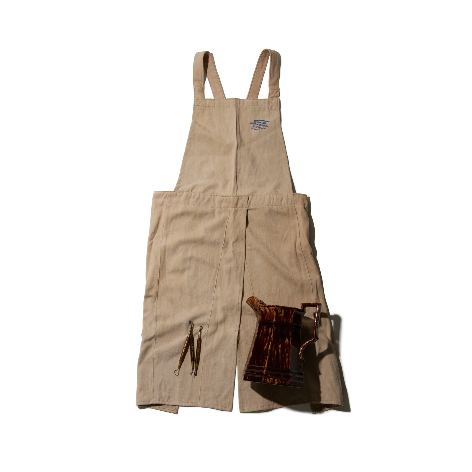 【希少】YABYUM エプロンワンピース ストライプPOTTERS APRON YABYUM ヤブヤム POTTERINA O.P.