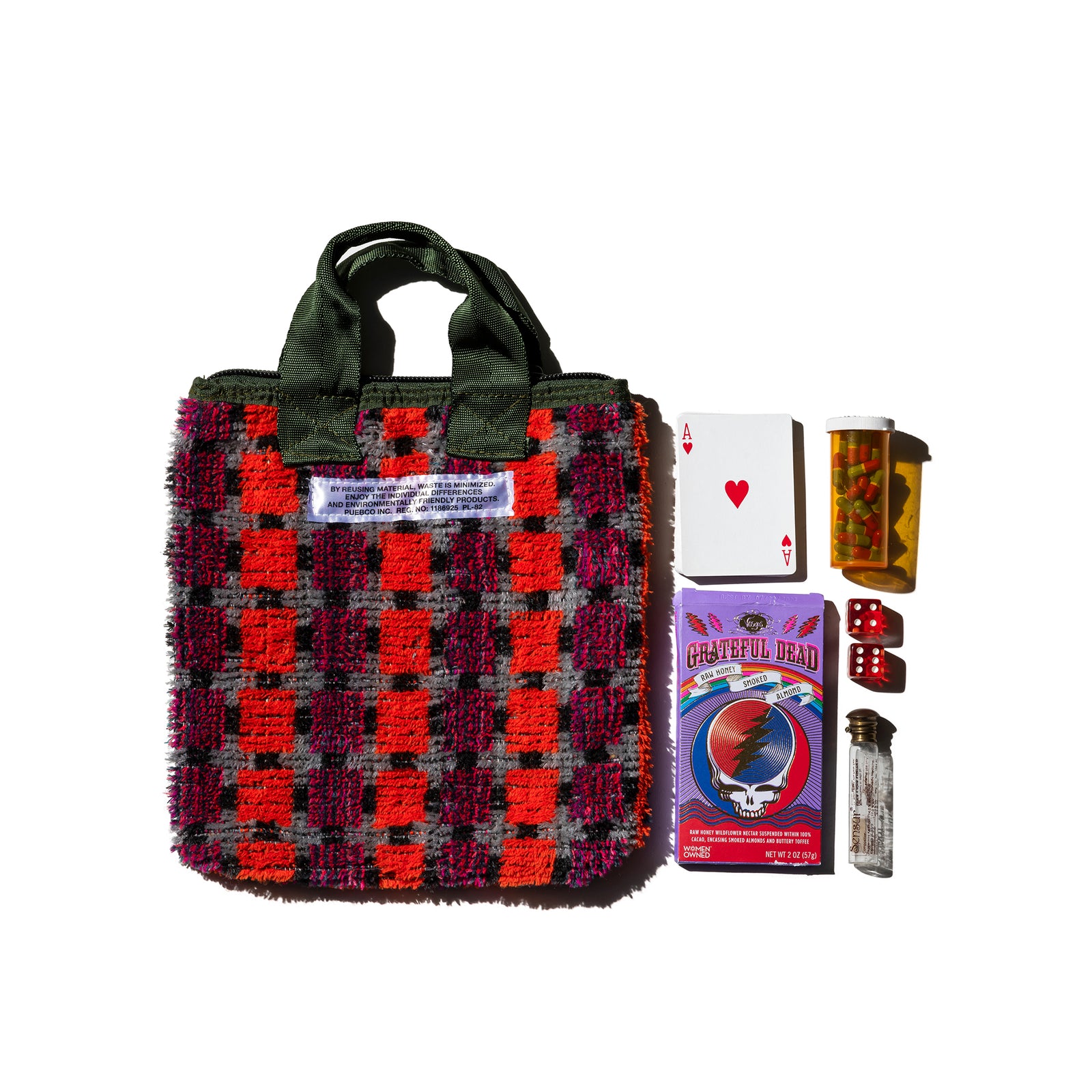 TRUCK SEAT FABRIC SMALL TOTE – PUEBCO ONLINE STORE