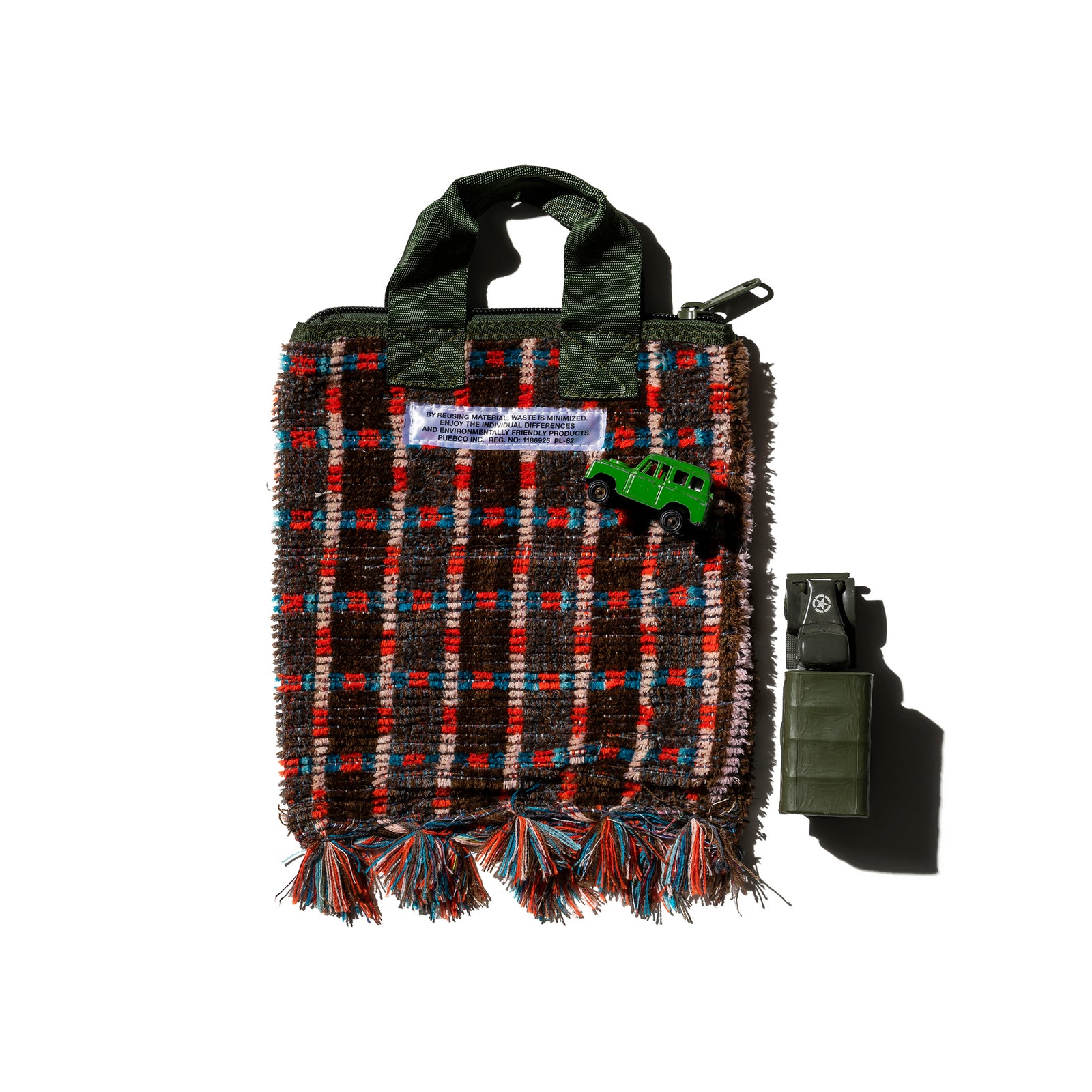TRUCK SEAT FABRIC SMALL TOTE – PUEBCO ONLINE STORE